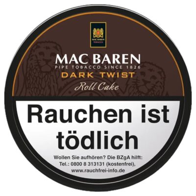 Mac Baren Dark Twist Spun Cut