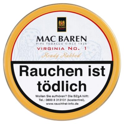 Mac Baren Virginia No.1 Ready Rubbed
